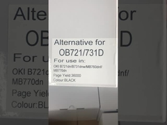 Совместимый тонерный картридж черный 45439002 Для OKI B731 MB770 принтер тонерный комплект высокой емкости