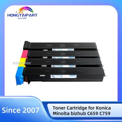 Купить Тонерный картридж TN713 TN713C TN713M TN713Y TN713K A9K8430 A9K8230 A9K8330 A9K8130 для Konica Minolta bizhub C659 C759 онлайн изготовление