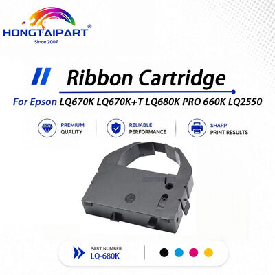 Купить Прозрачный картридж с лентой Epson LQ-680K с длительным сроком службы для принтера LQ670K LQ670K + T LQ680K PRO 660K LQ2550 онлайн изготовление