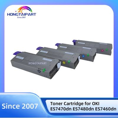 Совместимый цветовой тонирующий картридж CMYK 45396213 45396214 45396215 45396216 Для ОКИ ES7470 ES7480 ES7460