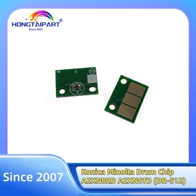 Барабанный чип для Konica Minolta BH C224 C364 C284 C454 C554 C224e C284e C454e C258 C308 A2XN0RD (DR-512K) A2XN0TD (DR-512) DK-512 DK512 Запчасти поставки Hongtaipart
